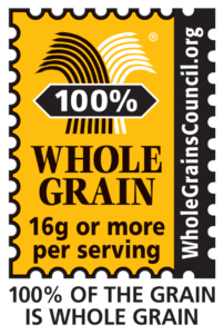 100% Whole Grain Stamp